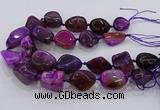 CNG3047 25*30mm - 30*40mm nuggets agate gemstone beads