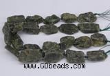 CNG3076 15.5 inches 20*30mm - 22*40mm nuggets green kyanite beads