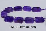 CNG3081 15.5 inches 30*40mm - 35*45mm freeform agate beads