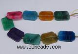 CNG3086 15.5 inches 30*40mm - 35*45mm freeform agate beads