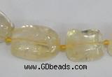 CNG313 15.5 inches 10*14mm – 15*20mm nuggets citrine gemstone beads