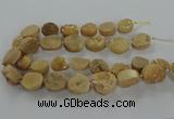 CNG3144 15.5 inches 12*16mm - 20*25mm freeform druzy agate beads