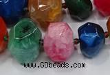 CNG3180 15.5 inches 12*16mm - 25*30mm nuggets agate beads