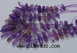 CNG3207 10*25mm - 12*45mm faceted nuggets ametrine beads