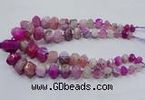 CNG3231 15.5 inches 12*16mm - 25*30mm nuggets agate beads