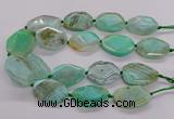 CNG3362 15.5 inches 30*35mm - 35*45mm faceted freeform agate beads