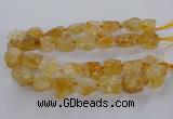 CNG3424 15.5 inches 15*20mm - 20*30mm nuggets citrine beads