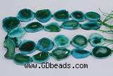 CNG3457 15.5 inches 20*30mm - 30*40mm freeform agate beads