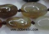 CNG348 15.5 inches 15*20mm - 20*30mm nuggets agate gemstone beads