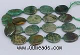 CNG3483 25*35mm - 30*40mm freeform chrysanthemum agate beads