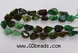 CNG3511 15.5 inches 15*20mm - 18*25mm faceted nuggets agate beads