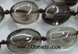 CNG355 15.5 inches 15*20mm - 25*30mm nuggets smoky quartz beads