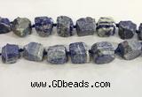 CNG3570 15.5 inches 18*20mm - 25*30mm nuggets rough lapis lazuli beads