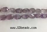 CNG3583 13*18mm - 15*20mm faceted nuggets light amethyst beads