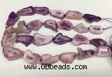 CNG3637 15.5 inches 22*30mm - 30*40mm freeform druzy agate beads