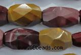 CNG371 15.5 inches 20*25mm faceted nuggets mookaite beads