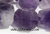 CNG3720 15.5 inches 10*14mm - 12*16mm nuggets rough amethyst beads