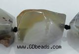 CNG413 15.5 inches 18*20mm - 25*35mm nuggets agate gemstone beads