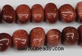 CNG43 15.5 inches 11*15mm nuggets goldstone gemstone beads