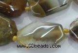 CNG468 15.5 inches 15*20mm - 20*32mm nuggets agate beads