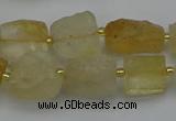 CNG5073 15.5 inches 8*10mm - 15*20mm nuggets citrine beads