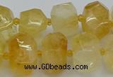 CNG5219 15.5 inches 12*16mm - 15*20mm faceted nuggets citrine beads