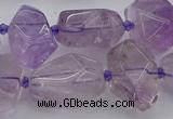 CNG5234 15.5 inches 13*18mm - 18*25mm faceted nuggets amethyst beads