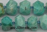 CNG5271 15.5 inches 10*14mm - 15*20mm faceted nuggets amazonite beads