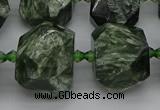 CNG5278 15.5 inches 13*18mm - 15*25mm faceted nuggets seraphinite beads