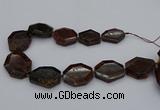 CNG5313 15.5 inches 20*30mm - 35*45mm freeform orange garnet beads