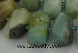 CNG5337 15.5 inches 12*16mm - 15*20mm faceted nuggets amazonite beads