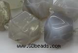 CNG5391 15.5 inches 10*14mm - 20*25mm faceted nuggets agate beads