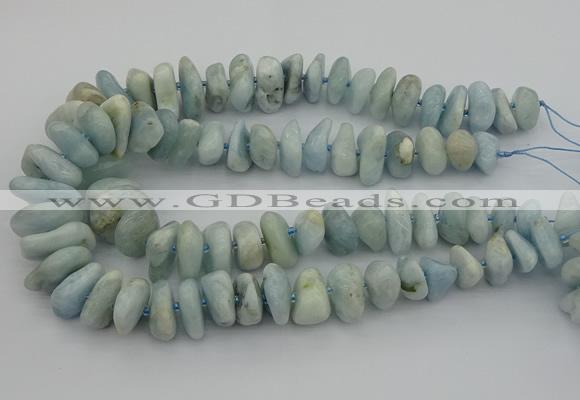 CNG5428 10*14mm - 20*25mm nuggets aquamarine beads wholesale