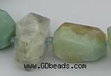 CNG5437 15.5 inches 12*16mm - 18*25mm faceted nuggets amazonite beads