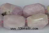 CNG5446 15.5 inches 12*16mm - 15*25mm faceted nuggets kunzite beads