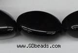 CNG55 15.5 inches 10*12mm - 20*35mm nuggets black agate beads