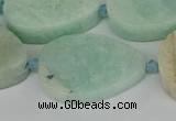 CNG5702 15.5 inches 22*30mm - 28*35mm freeform amazonite beads