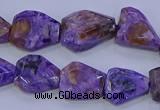 CNG5712 15.5 inches 12*16mm - 15*20mm faceted freeform charoite beads