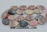 CNG5747 15.5 inches 25*35mm - 30*40mm freeform pink opal beads