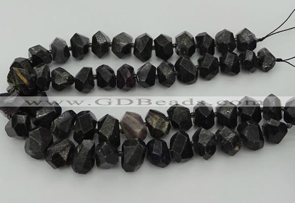 CNG5760 15.5 inches 12*16mm - 15*20mm faceted nuggets charoite beads