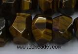 CNG5771 12*16mm - 13*18mm faceted nuggets yellow tiger eye beads