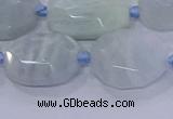 CNG5809 15.5 inches 10*14mm - 12*16mm faceted freeform aquamarine beads