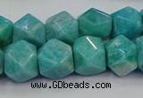 CNG5841 15.5 inches 10*12mm - 12*14mm faceted nuggets amazonite beads