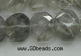 CNG5870 15.5 inches 8*12mm - 12*16mm faceted freeform cloudy quartz beads