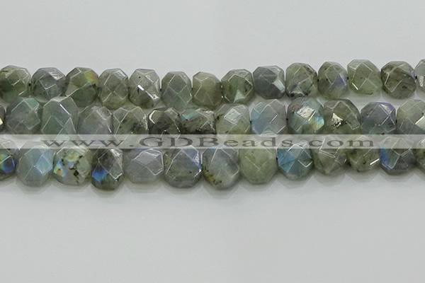 CNG5874 15.5 inches 8*12mm - 12*16mm faceted freeform labradorite beads