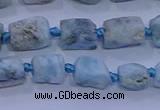 CNG5915 15.5 inches 4*6mm - 6*10mm nuggets rough larimar beads