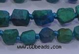 CNG5917 15.5 inches 4*6mm - 6*10mm nuggets rough chrysocolla beads