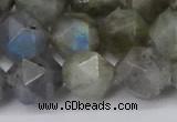 CNG6038 15.5 inches 12mm faceted nuggets labradorite beads