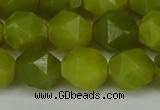 CNG6190 15.5 inches 10mm faceted nuggets lemon jade beads