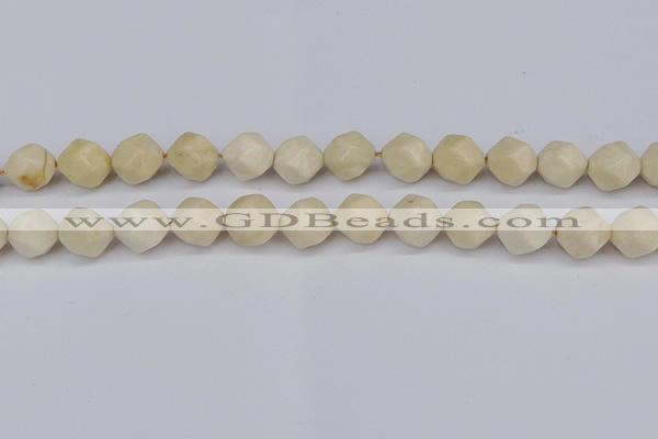 CNG6196 15.5 inches 10mm faceted nuggets jasper beads